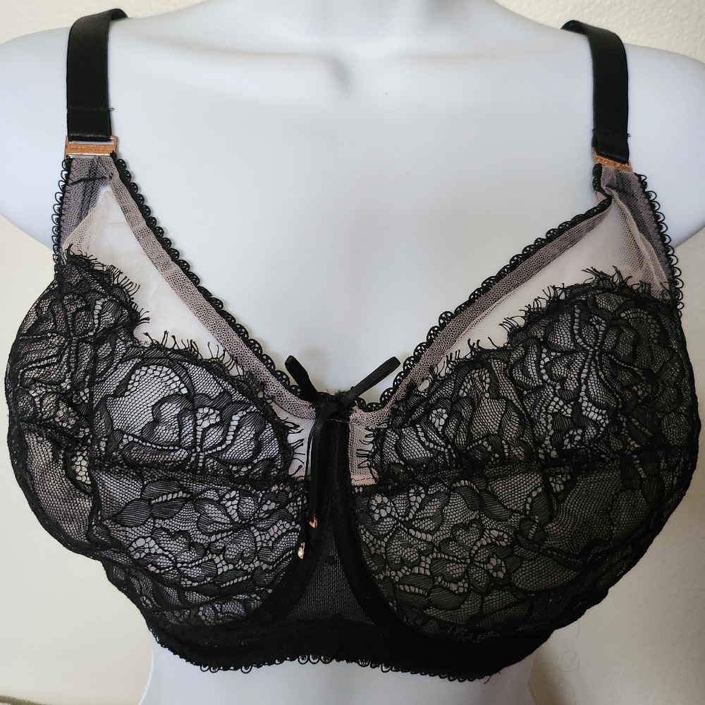 Smart & Sexy Black Lace Bra Underwire